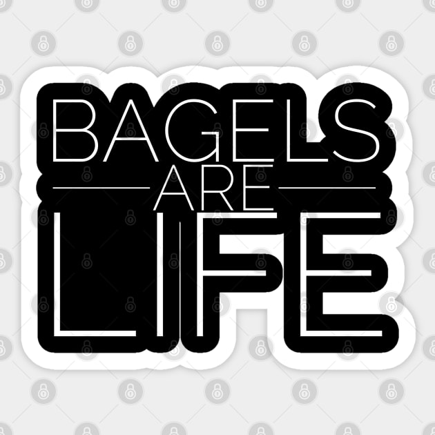 Bagels Are Life Sticker by GrayDaiser